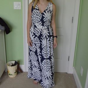 Southern Frock Pineapple Maxi Dress